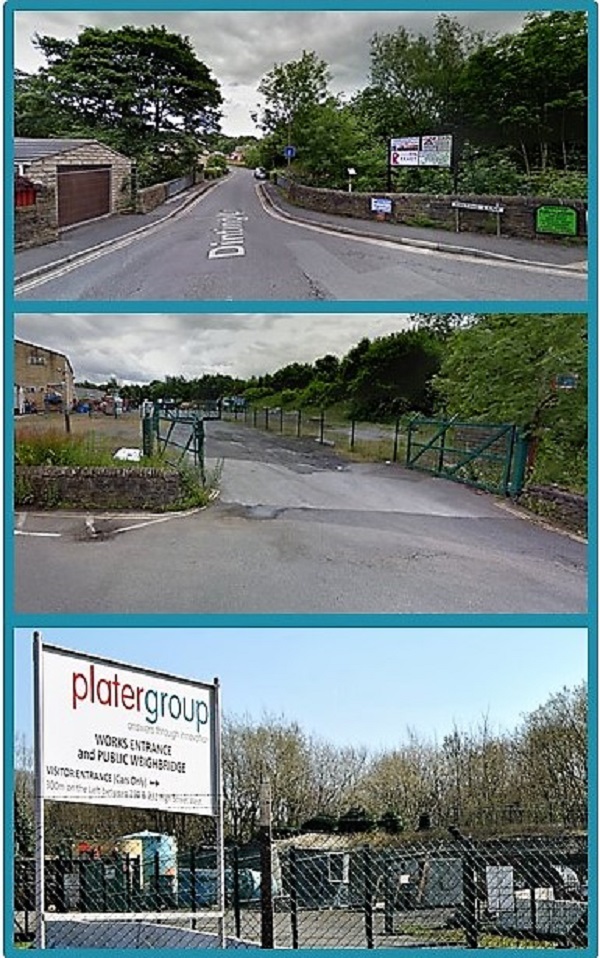 Plater Group - Glossop Site Commercial Vehicle Entrance